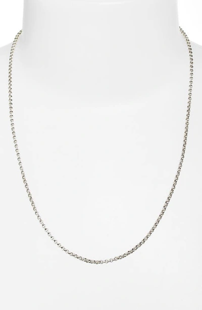 Shop Konstantino 'classics' Link Necklace In Silver