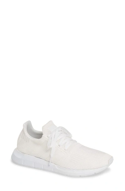 Shop Adidas Originals Swift Run Sneaker In White/ White