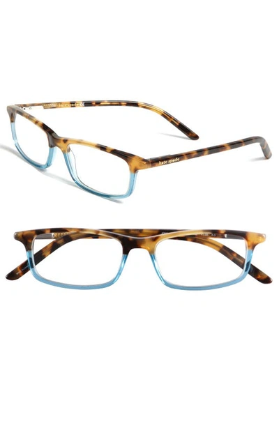 Shop Kate Spade Jodie 50mm Reading Glasses In Havana Teal