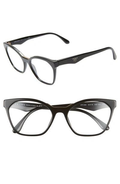 Shop Prada 54mm Optical Glasses In Black