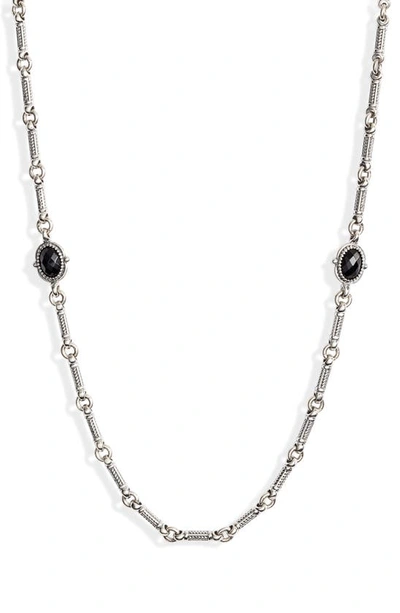 Shop Konstantino Calypso Station Necklace In Silver/ Gold