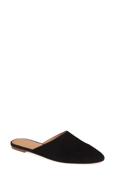 Shop Madewell Remi Mule In True Black Suede