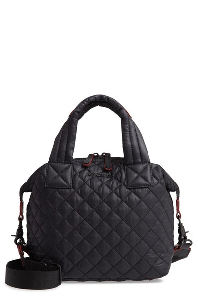 Shop Mz Wallace Small Sutton Bag In Black/ Black