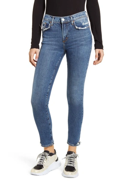 Shop Agolde Toni High Waist Ankle Straight Leg Jeans In Stratosphere