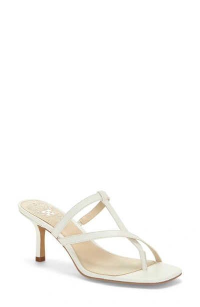 Shop Vince Camuto Soraja Sandal In Crisp White Leather