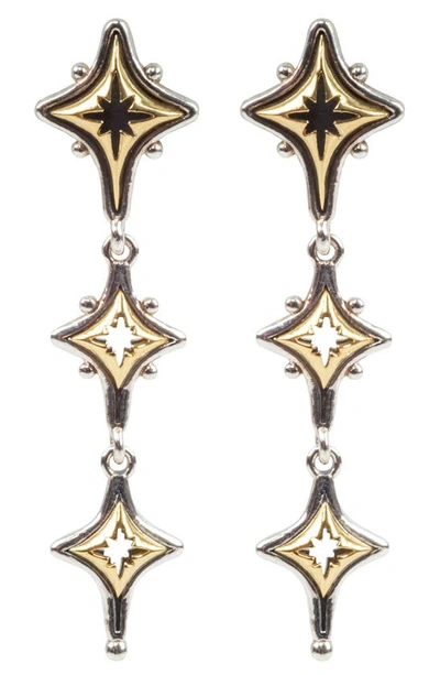 Shop Konstantino Astria Drop Earrings In Gold