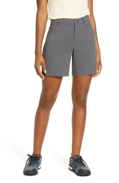 Shop Patagonia Quandary 7-inch Shorts In Forge Grey