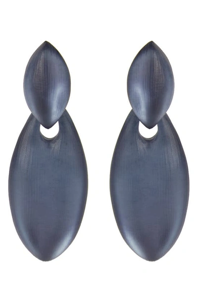 Shop Alexis Bittar Future Antiquity Chunky Lucite Drop Earrings In Ocean