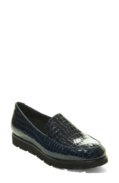 Shop Vaneli Jimmy Loafer In Blue Patent Leather