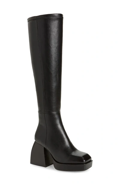 Shop Jeffrey Campbell Dauphin Over The Knee Boot In Black