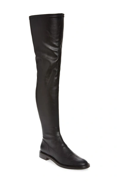 Shop Schutz Kaolin Over The Knee Boot In Black Leather