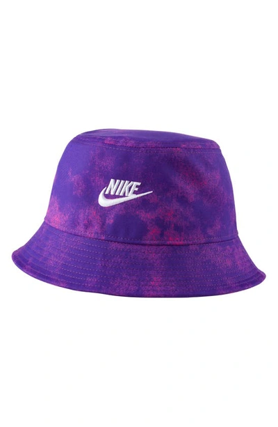Nike Futura Tie Dye Bucket Hat In Purple In Lapis/hyper Pink/white |  ModeSens