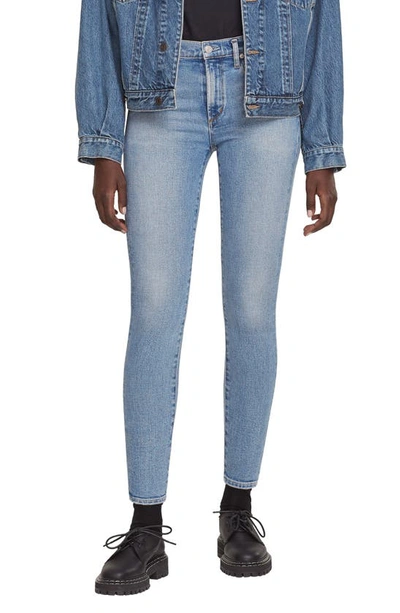 Shop Agolde Toni Mid Rise Ankle Skinny Jeans In Precipice
