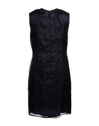 Shop Erdem Short Dress In Dark Blue