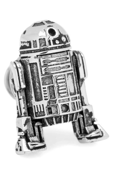 Shop Cufflinks, Inc "star Wars" 3d R2d2 Lapel Pin In Silver