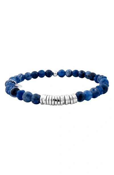 Shop Tateossian Bead Bracelet In Sodalite