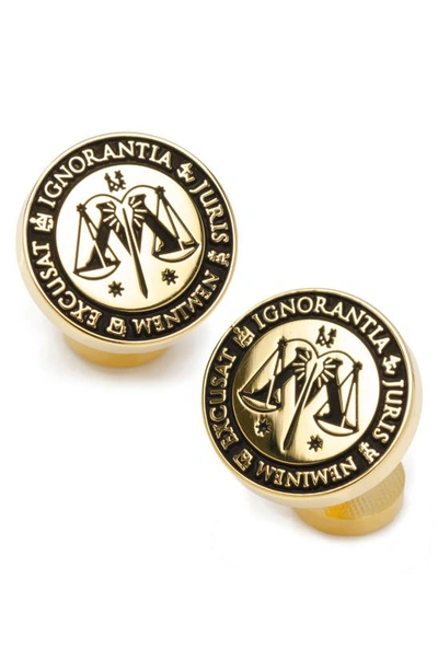 Shop Cufflinks, Inc Harry Potter Ministry Of Magic Cuff Links In Gold