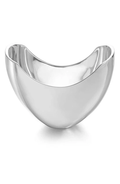 Shop Nambe Arc Bowl In Silver