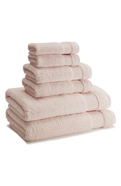 Shop Kassatex Pergamon Bath Towel In Powder Pink