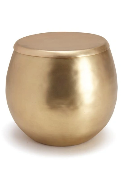 Shop Kassatex Nile Cotton Jar In Brass