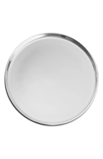 Nambe Classic Round Tray In Metallic Silver