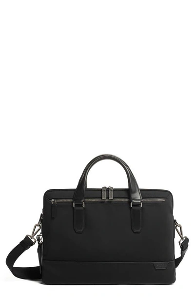 Shop Tumi Sycamore Slim Nylon Briefcase In Black