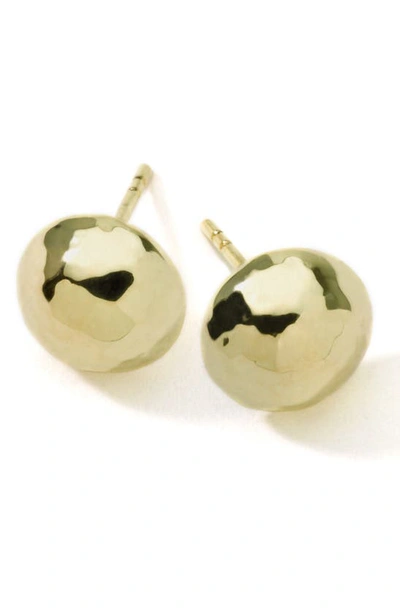 Shop Ippolita 'glamazon' 18k Gold Hammered Ball Earrings In Yellow Gold