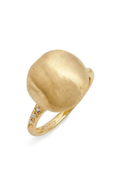 Shop Marco Bicego Africa Boule 18k Yellow Gold & Diamond Ring