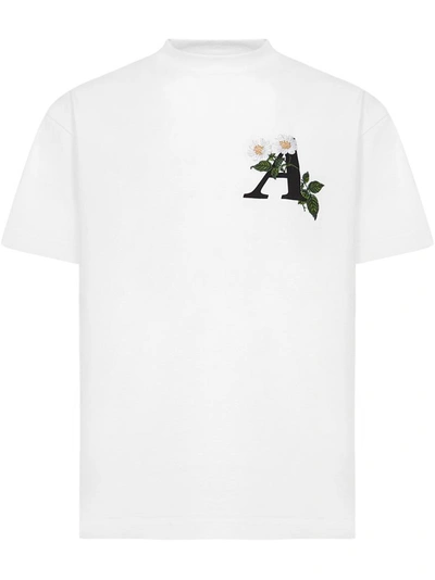 Shop Palm Angels T-shirts And Polos White