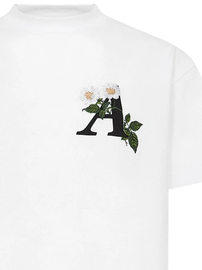 Shop Palm Angels T-shirts And Polos White