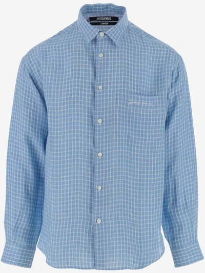 Shop Jacquemus Shirts In Blue
