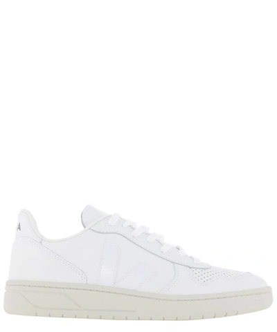 Shop Veja "v-10" Sneakers In White