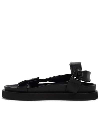 Shop Jil Sander Black Sandals