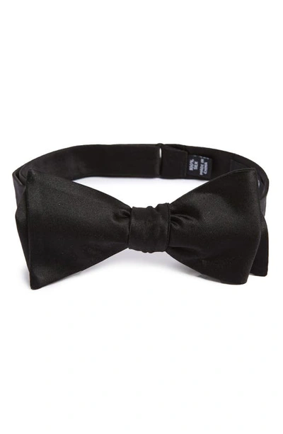 Shop Nordstrom Men's Shop Silk Bow Tie In Black