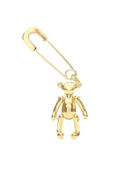 Shop Ambush Teddy Bear Charm Earring In Gold