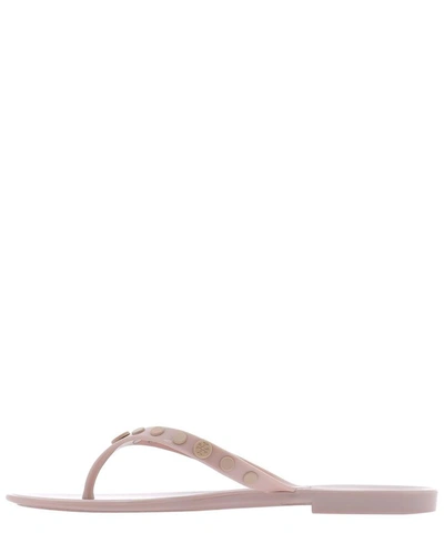 Shop Tory Burch "jelly" Studded Sandals In Pink