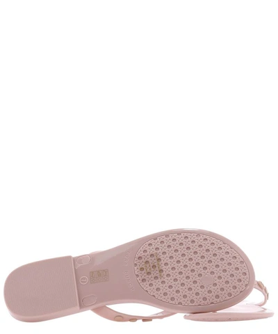 Shop Tory Burch "jelly" Studded Sandals In Pink