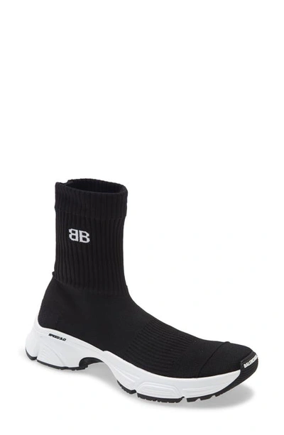 Shop Balenciaga Speed 3.0 Sock Sneaker In Black