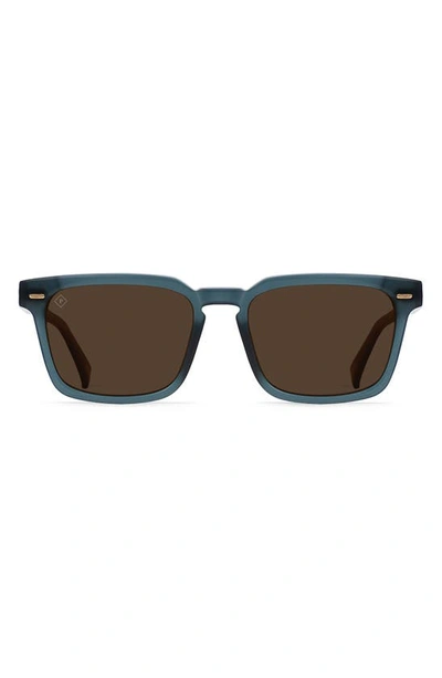 Shop Raen Adin 54mm Polarized Sunglasses In Cirus/ Vibrant Brown Polar
