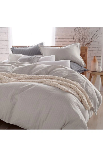Dkny Pure Comfy Platinum Duvet Cover In Platinum