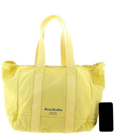 Shop Acne Studios "webbing" Shopping Bag In Yellow