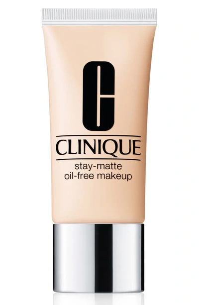 Shop Clinique Stay-matte Oil-free Makeup Foundation, 1 oz In 1 Linen