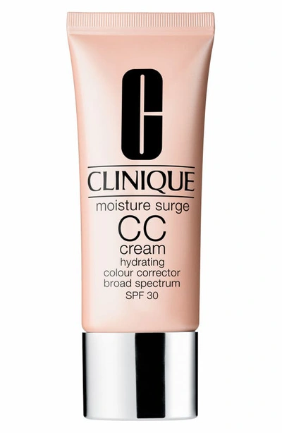 Shop Clinique Moisture Surge Cc Cream Hydrating Color Corrector Broad Spectrum Spf 30, 1.4 oz In Medium Deep