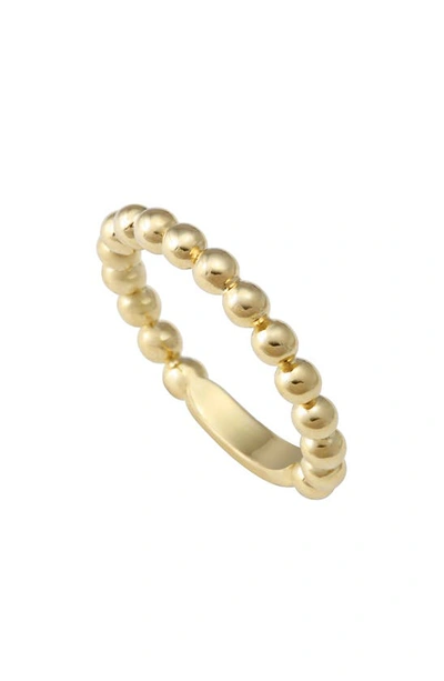 Shop Lagos Caviar Stack Ring In Gold