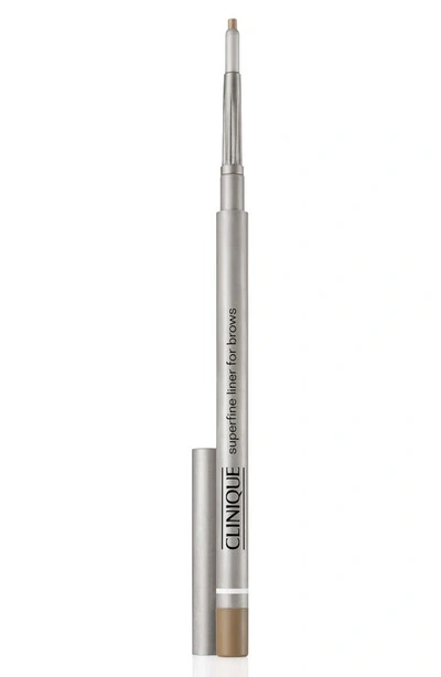 Shop Clinique Superfine Liner For Brows Eyebrow Pencil In Soft Auburn