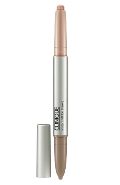 Shop Clinique Instant Lift For Brows In Deep Brown