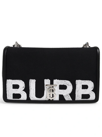 Shop Burberry Black Md Lola Bag