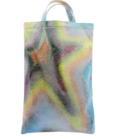 Shop Acne Studios "oilcloth" Handbag In Light Blue