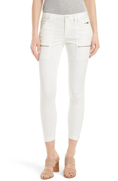 Shop Joie Park Skinny Pants In Porcelain