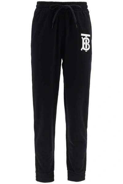 Shop Burberry Gresham Jogger Pants In Black